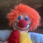 Creepy Clown Vintage Dan-dee Dan 1979 Sticky Fingers Stuffed Circus Plush