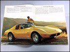 1974 Chevrolet Corvette Original Vintage Car Sales Brochure Catalog  Convertible