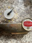 Vintage Schaeffer Beer Atomic Ship  Advertising Lighted Clock Works 