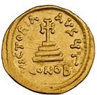 Byzantine  Heraclius With Heraclius Constantine  ad 613-641   Av Solidus