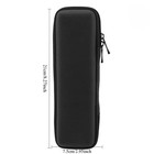 Black Eva Hard Shell Pencil Case Stylus Pen Holder Earphone Storage Pouch Bag