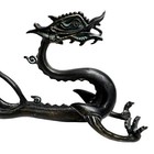 Vtg Dragon Bronze Statue Figure Patina Asian Heavy Ancient Chinese