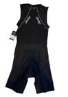 Zoot Performance Tri Race Suit Men   s M Black Yellow Triathlon Cycling Nwt Zipper