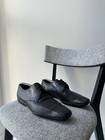 Prada Linea Rossa Sport Black Leather Derby Shoes 4e1986 Uk 9 Eu 43 Us 10