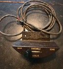 Leslie Kit With Half Moon Switch   2 Connectors For Hammond leslie organs   1 