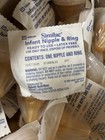 Lot Of 50 New Similac Infant Standard Flow Disposable Nipples And Rings New 