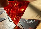 Lot Of 3 Vintage 60 s 70s Cbs Fender Guitar Pick Triangle Heavy Rare Deadstock