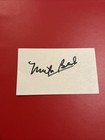 Milton Berle Autograph Signed Index Card  3  X 5  