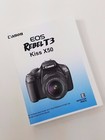 Canon Rebel T3 Instruction Owners Manual Rebel T3 Book New