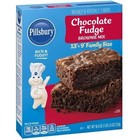 Pillsbury Chocolate Fudge 13 x9  Family Size Brownie Mix - 18 4 Oz Box     5 Pack