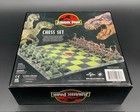 Jurassic Park The Noble Collection Chess Set Game Dinosaur Figures 32 Pieces
