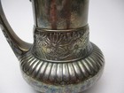 Antique Simpson Hall Miller Silverplate Pitcher Aesthetic Victorian Flowers
