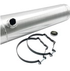 7 Gallon 8  X 33  Aluminum Spun Round Gas Tank 1 4 Npt Outlet