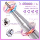 45000rpm Rechargeable Electric Nail Drill Machine Portable Manicure Pedicure Kit