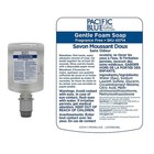 2 Refills Gp Pacific Blue Ultra Gentle Foam Soap Fragrance Free 1200ml 43714