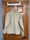 Columbia Men   s Full Zip Stand-up Collar Fleece Jacket Beige Size M Regular