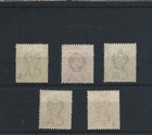 Cayman Is 1902-03 Set Of Five Mint Sg 3 7 Cat   110