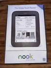 Barnes   Noble Nook Simple Touch Reader 2gb  Wi-fi  6in Black