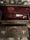 1930 s Vintage Trumpet By Frank Co  Chicago  With Rare Red Glass Mouthpiece 