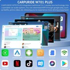 Carpuride W701plus Dual Bluetooth Wireless Apple Carplay Gps Android Auto Radio