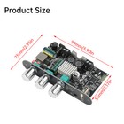 2pcs Zk-1001u 100w For Mono Bluetooth Audio Power Amplifier Board Module New