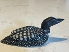 Vintage Hand-carved   Hand-painted Loon Wooden Decoy     Waterfowl Figure 5 