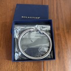 Bolagtier Gold Tone Stainless Twisted Cable Wire Bracelets W Hook New W Box