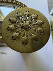 Vtg 11 Pc Cameo Vanity Mirror - Gold Gilt Ormolu Style Filigree