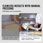 Manual Dough Sheeter Machine Max 1 2  Dough Roller Pastry Press Machine