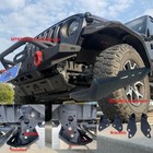 Aluminum Jl   Gladiator Skid Plate Compatible With 2018-2025 Jeep Wrangler Jl   