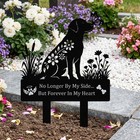 Labrador Retriever Grave Marker For Dog Cemetery  Metal Yard Memorial  Garden   