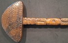 Antique Moroccan Berber Wooden Sugar Hammer Or Deggaga 19th Century