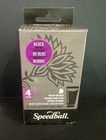 New Speedball 4pc Block Printing Ink Set Water-soluble Red Yellow Blue Black