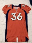 Kayvon Webster Authentic Game Worn issued Broncos Jersey Signed To Antonio Brown