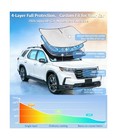 For Ford Edge 2015-2024 Windshield Sun Shade - 4 Layers Car Sunshades For Fro   