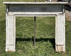 Antique Fireplace Mantel Surround  61x49  Architectural Salvage Rustic  A162