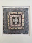 Kate Adams Fine Miniature Quilt Signed   Framed