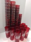 Brand New Vtg Coca Cola Restaurant Cups G e t  6624 Tumblers Red Logo Lot Of 12