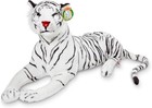 Melissa   Doug Giant Siberian White Tiger Lifelike Stuffed Animal Dog 5  New