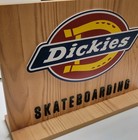 Dickies Skateboarding Wood Dealer Shop Sign Skateboard Promo 14  Double Sided