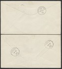 1930 Pair Of Pilot Signed Flight Covers Amos Pq - Chibougamau  3053 A