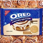 Limited Edition Oreo Cinnamon Bun    sandwich Cookies  In Hand Ships Fast 10 68 Oz
