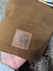 Carhartt Unisex Acrylic Winter Hat Beanie Skull Cap Brown Stretch