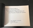 Collector s Price Guide To Bottles   Flasks 1972 Pocket Reference Book Edwards