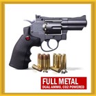 Crosman Snr357 Co2 Dual Ammo Full Metal Air Gun Pistol Revolver - Bb   Pellet