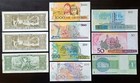 Brazil  Lot Of 10 Notes  Various Denoms   Dates   8  Unc   1  Ch Au   1  Vf