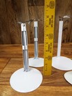 4- Kaiser White Doll Stands 7- Inches Tall-barbie  Madame Alexander