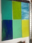 Stained Glass Sheets  8   x 4    Lot Of  6 Mixed Pieces Ships Free Pics Like  U Get