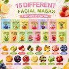 75 Pack Hydrating Facial Sheet Masks Bulk Skincare For Spa Party And Daily Care