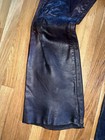 Vintage 1970 s Custom Brown Leather Biker Motorcycle Pants Excellent Quality